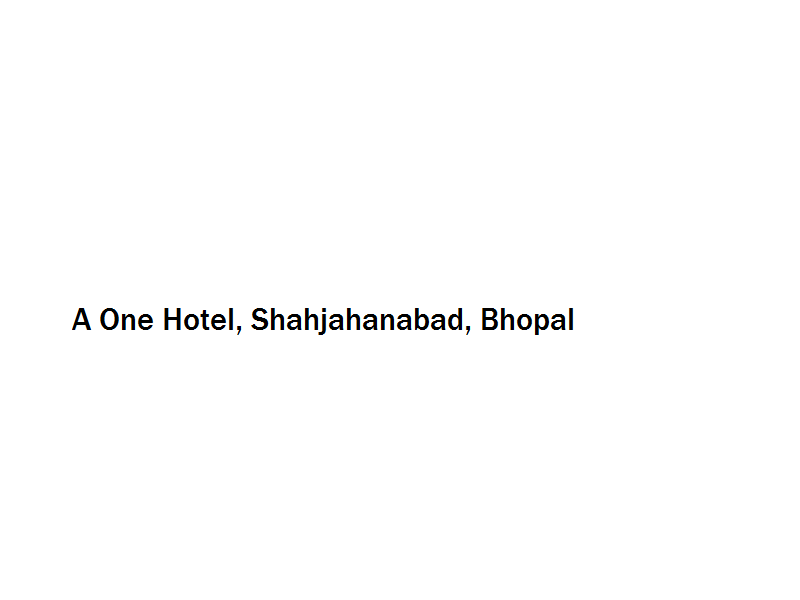 A One Hotel - Shahjahanabad - Bhopal Image