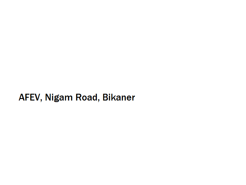 AFEV - Nigam Road - Bikaner Image