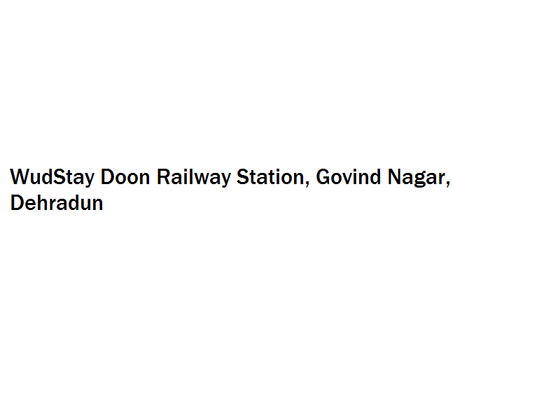 WudStay Doon Railway Station - Govind Nagar - Dehradun Image