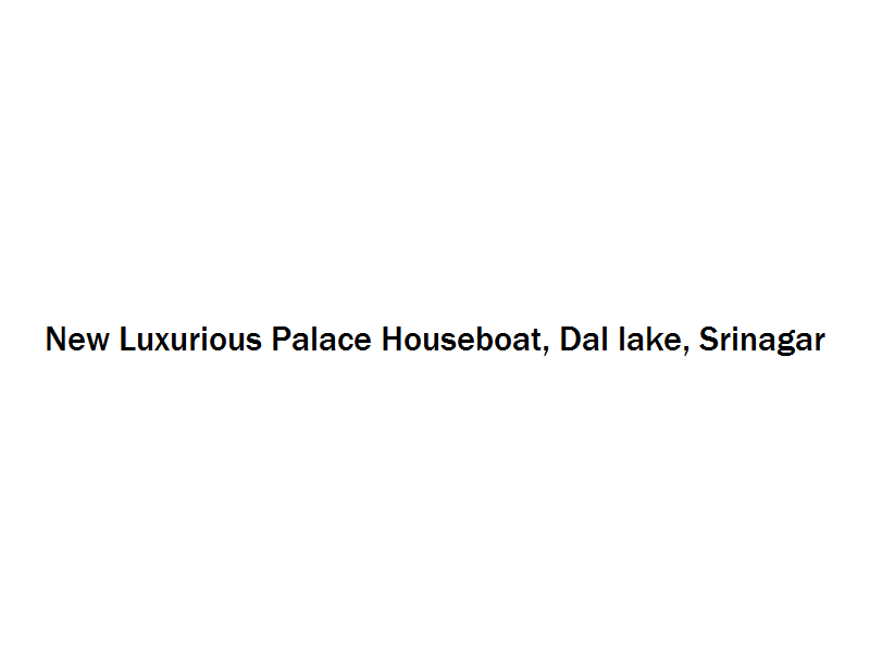 New Luxurious Palace Houseboat - Dal lake - Srinagar Image