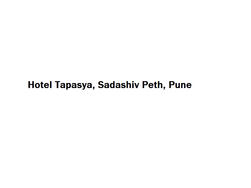 Hotel Tapasya - Sadashiv Peth - Pune Image