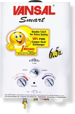 Vansal Smart 6.5 L Gas Water Geyser Image