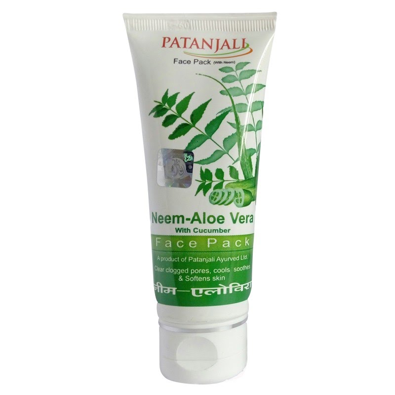 Patanjali Aloe Vera Neem Cucumber Face Pack Image