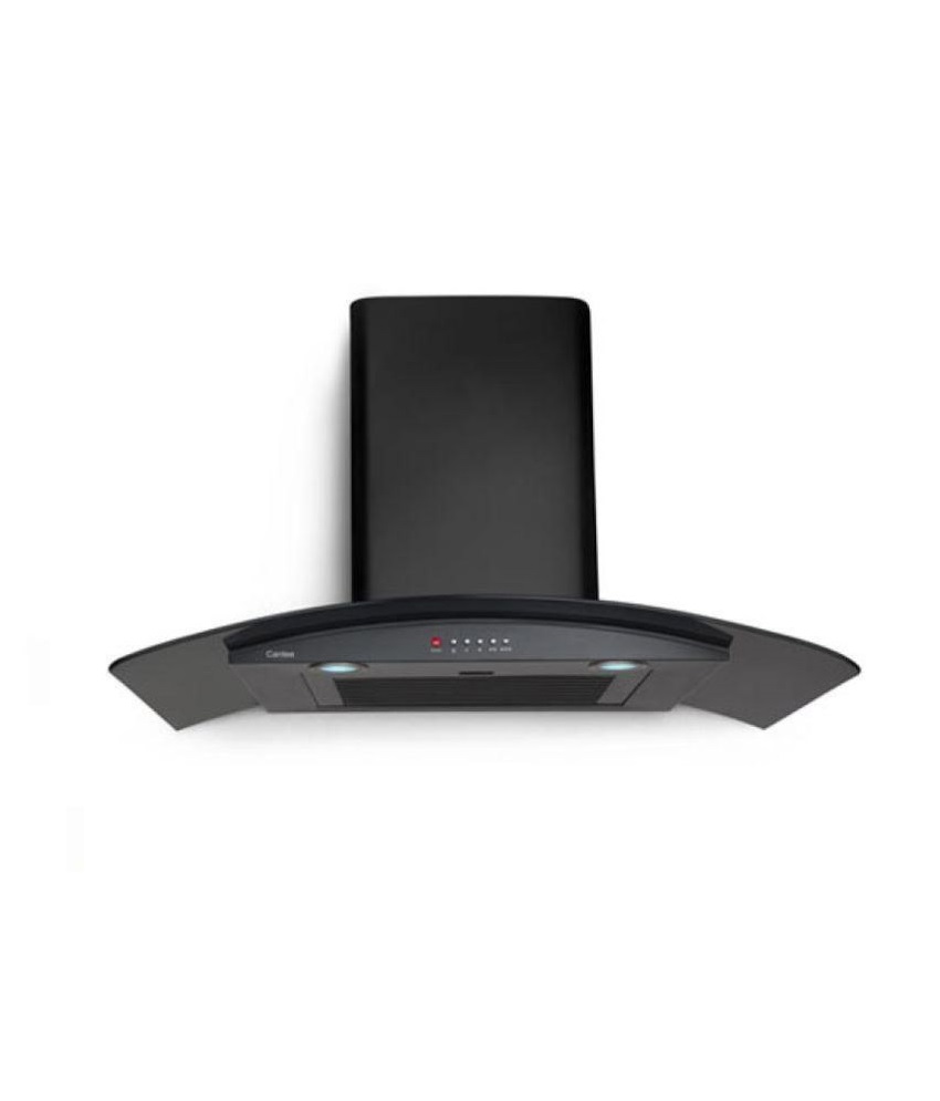 Cantee Curve 90 Black Chimney 1100 m3/hr 50 cm Curve Hood Chimney Image