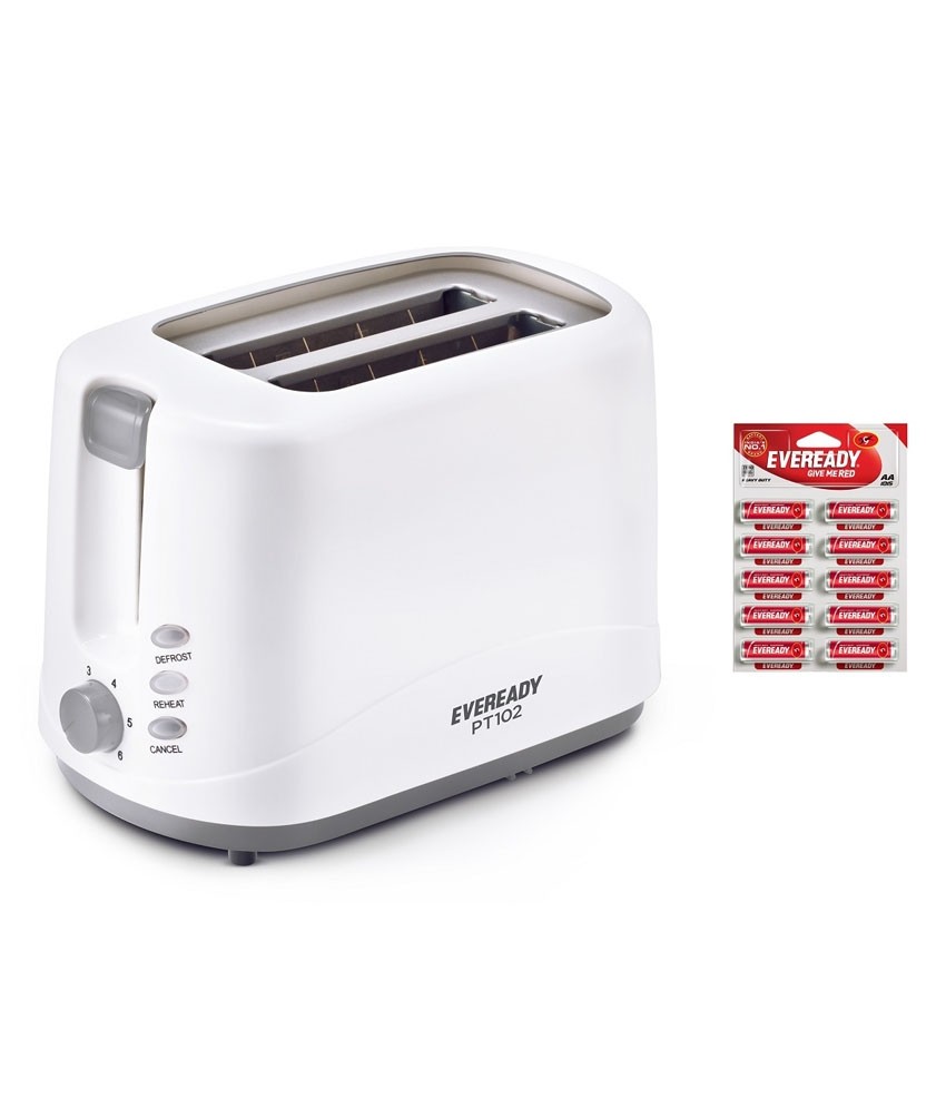 Eveready PT102 750W Popup Toaster Image