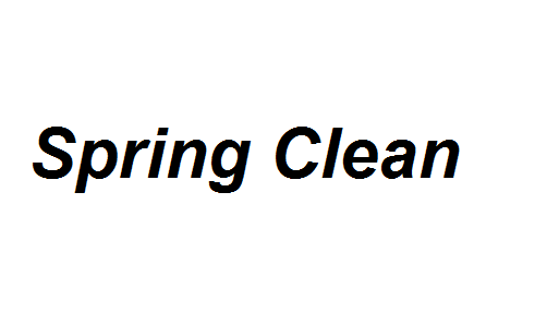 Spring Clean Image