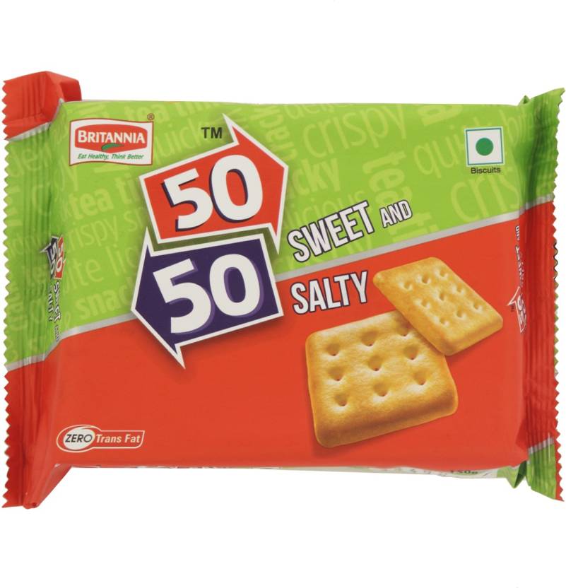 BRITANNIA 50 50 SWEET & SALTY BISCUITS Reviews, Ingredients, Price ...