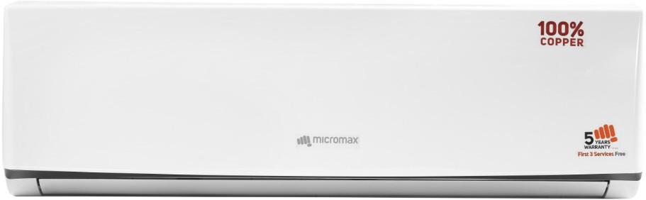 Micromax ACS12C3C4QS3WH 1 Ton 3 Star BEE Rating 2018 Split AC Image