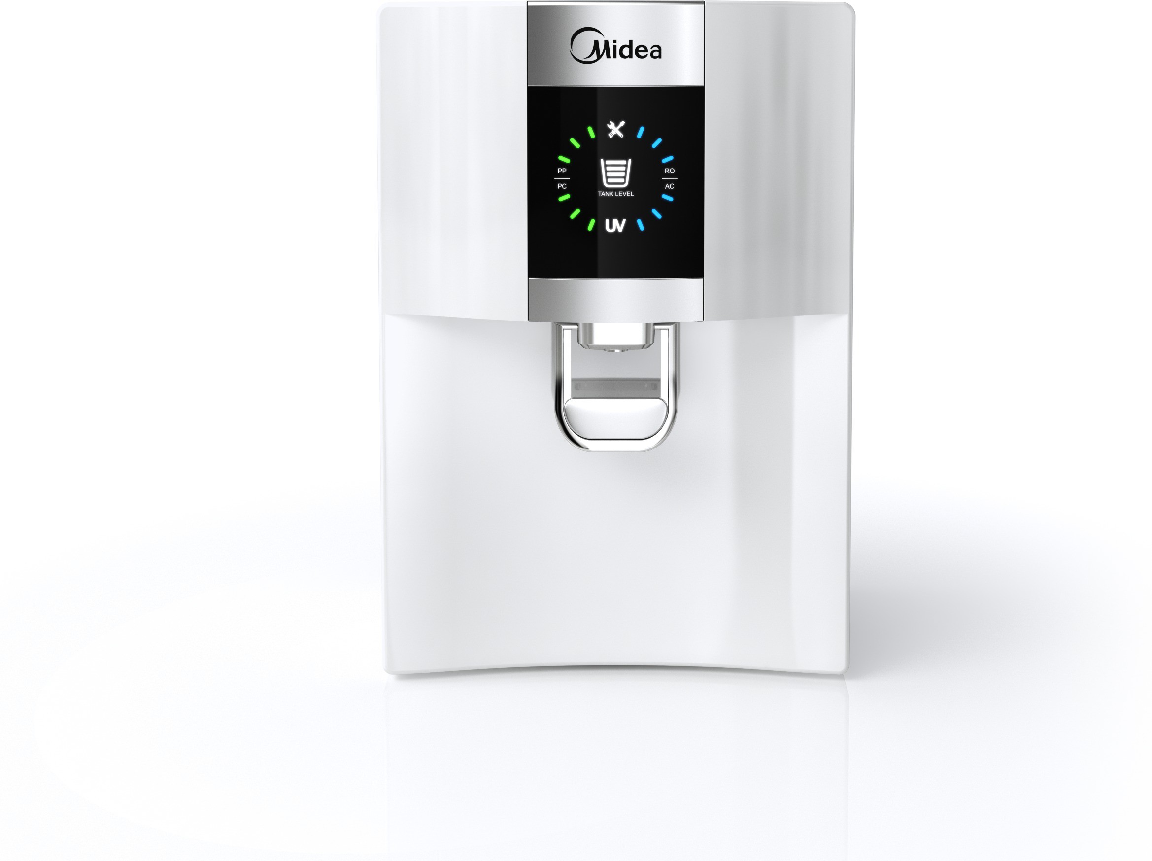 Midea MWPRU080AL7 Antibacterial Replaceable Tank 8 L RO + UV Water Purifier Image