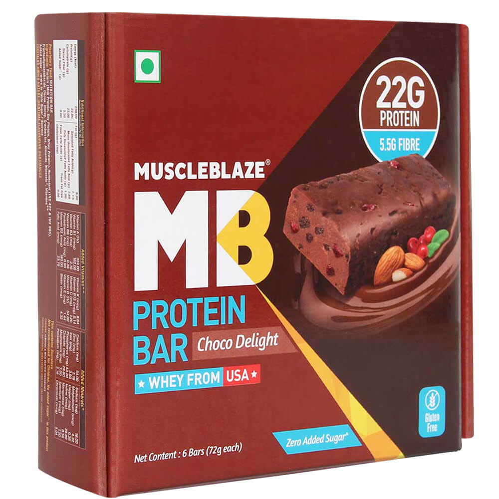 MuscleBlaze Protein Bar Image