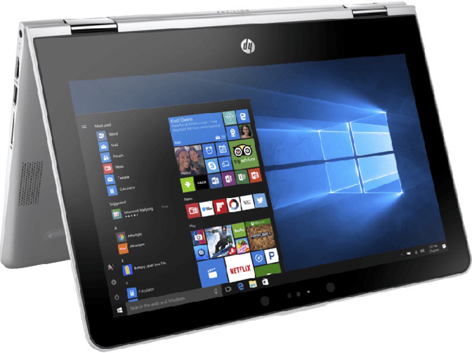 HP Pavilion x360 Pentium Quad Core 11-ad105tu 2 in 1 Laptop Image