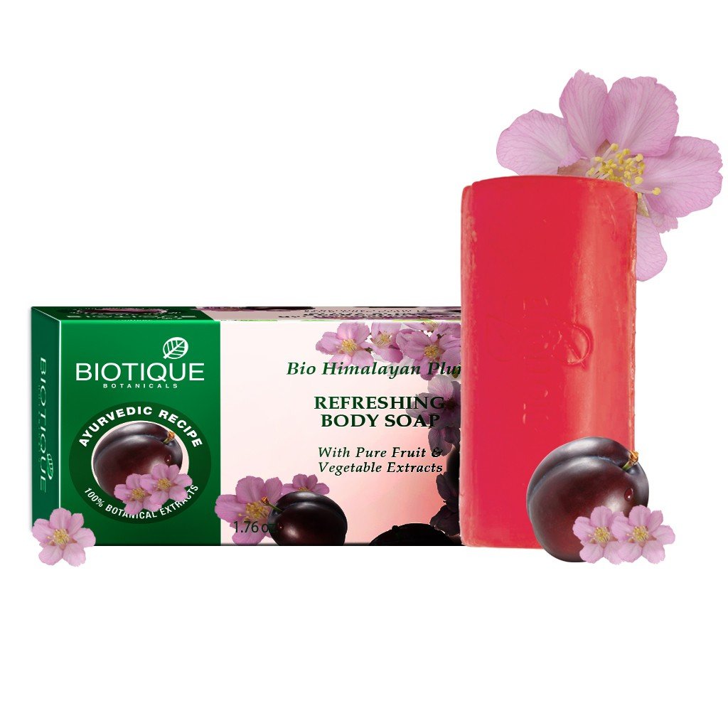 Biotique Himalayan Plum Refreshing Body Soap Image