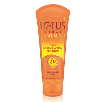 Lotus Herbals Safe Sun Daily Multi-Function Sunblock SPF 70 Pa+++ Image