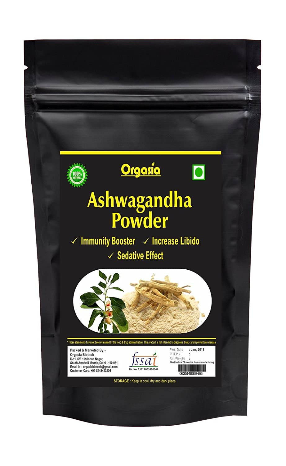 Orgasia Ashwagandha Immunity Booster Image