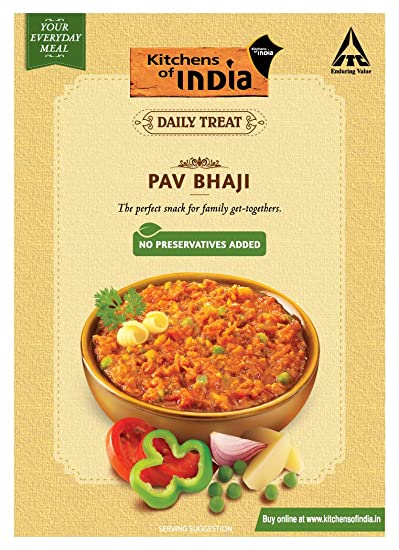 Kitchens of India Ready To Eat Pav Bhaji Image