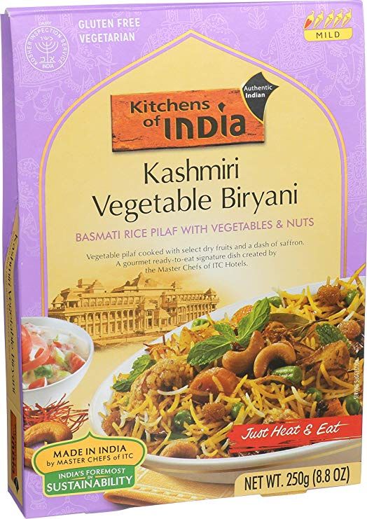 Kitchens of India Ready To Eat Kashmiri Vegetable Biryani Image