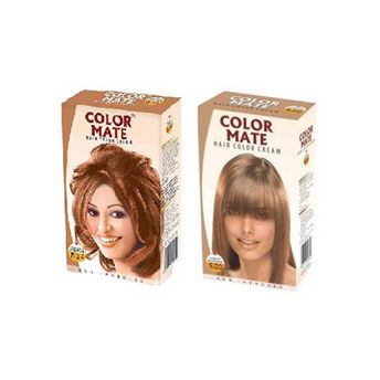 Color Mate Golden Copper and Light Blonde Hair Color Cream Image