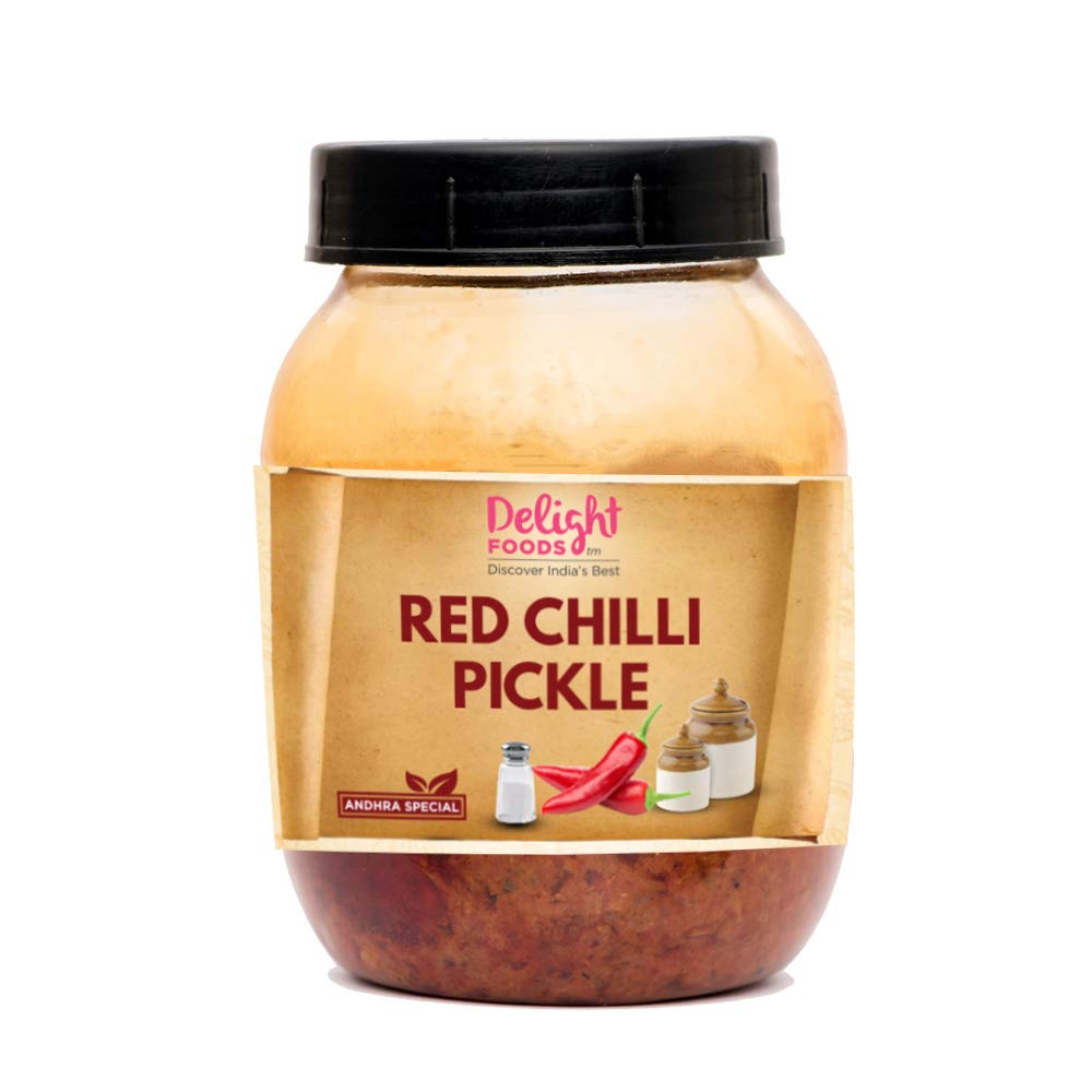 Delight Foods Andhra Special Red Chilli Pickles Image