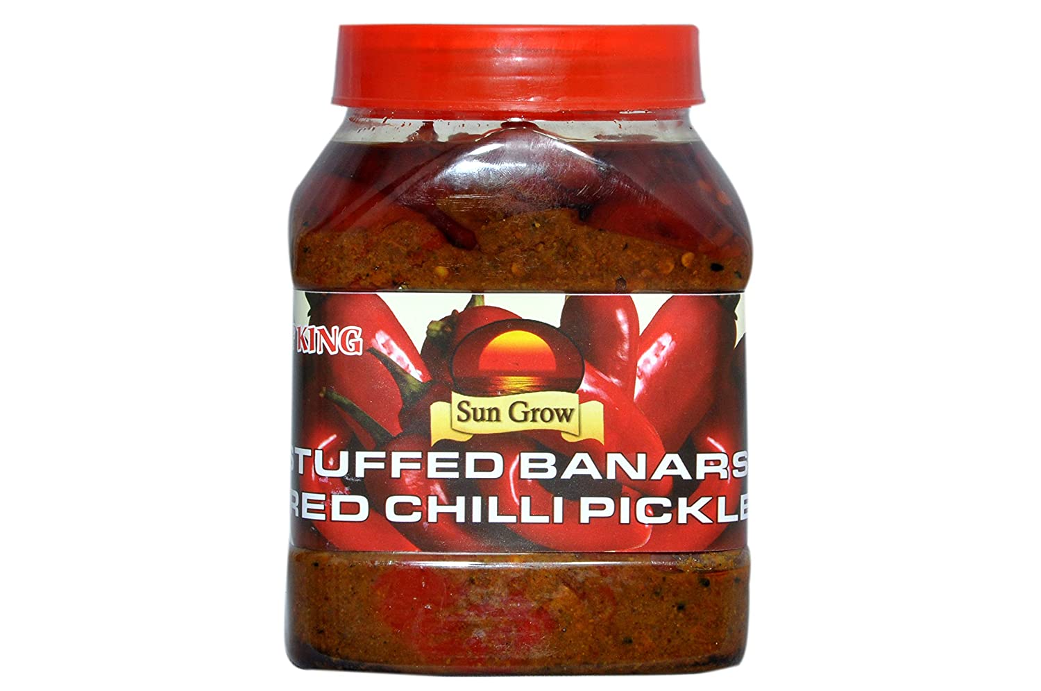 Sun Grow Stuffed Banarasi Red Chilli Pickle Image