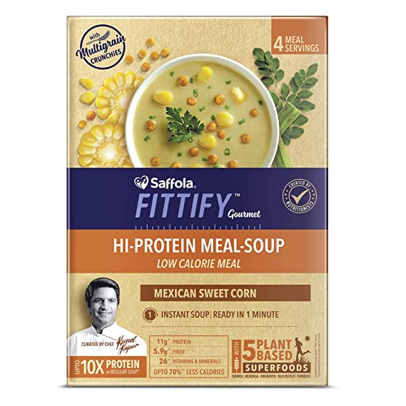 Saffola Fittify Mexican Sweet Corn Meal-Soup Image