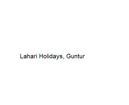 Lahari Holidays - Guntur Image