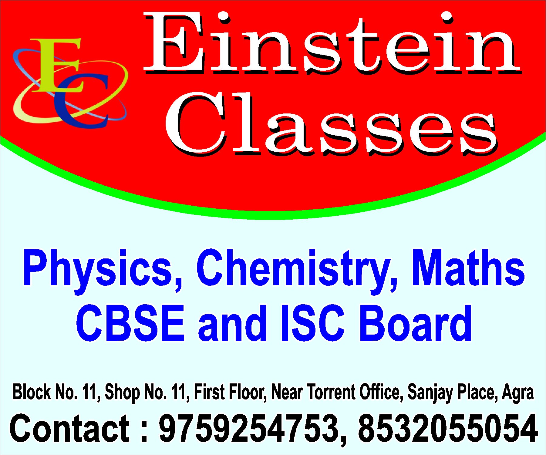 Einstein Classes - Sanjay Place - Agra Image