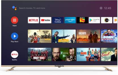 Thomson 164cm (65) Ultra HD (4K) LED Smart Android TV (65OATHPRO2020) Image