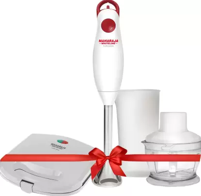 Maharaja Whiteline Hb 116 St 130 W Hand Blender Sandwich Maker Image