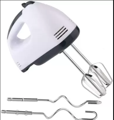 Seaspirit Electric Hand Mixer Chrome Beater Whisk Image