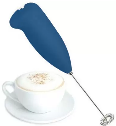 Sj Mini Hand Milk Frother Battery Operated Form Maker Blender Image