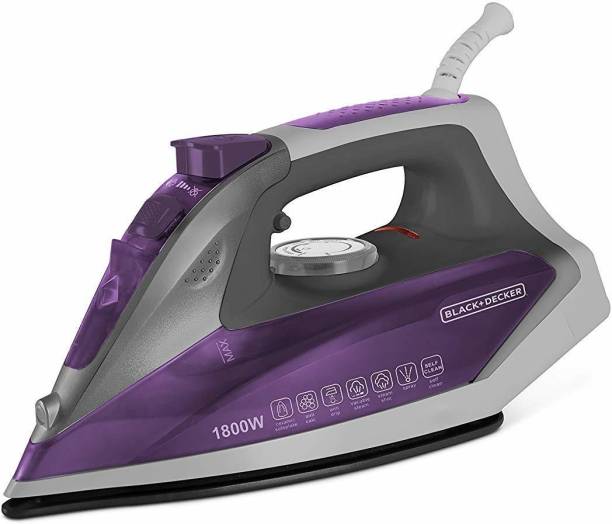 Black Decker Steam Iron Bxir1801In 1800 W  Image