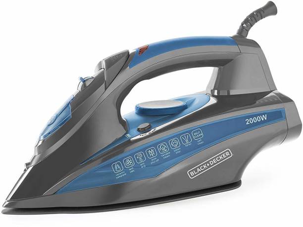 Black Decker Steam Iron Bxir2001In 2000 W  Image