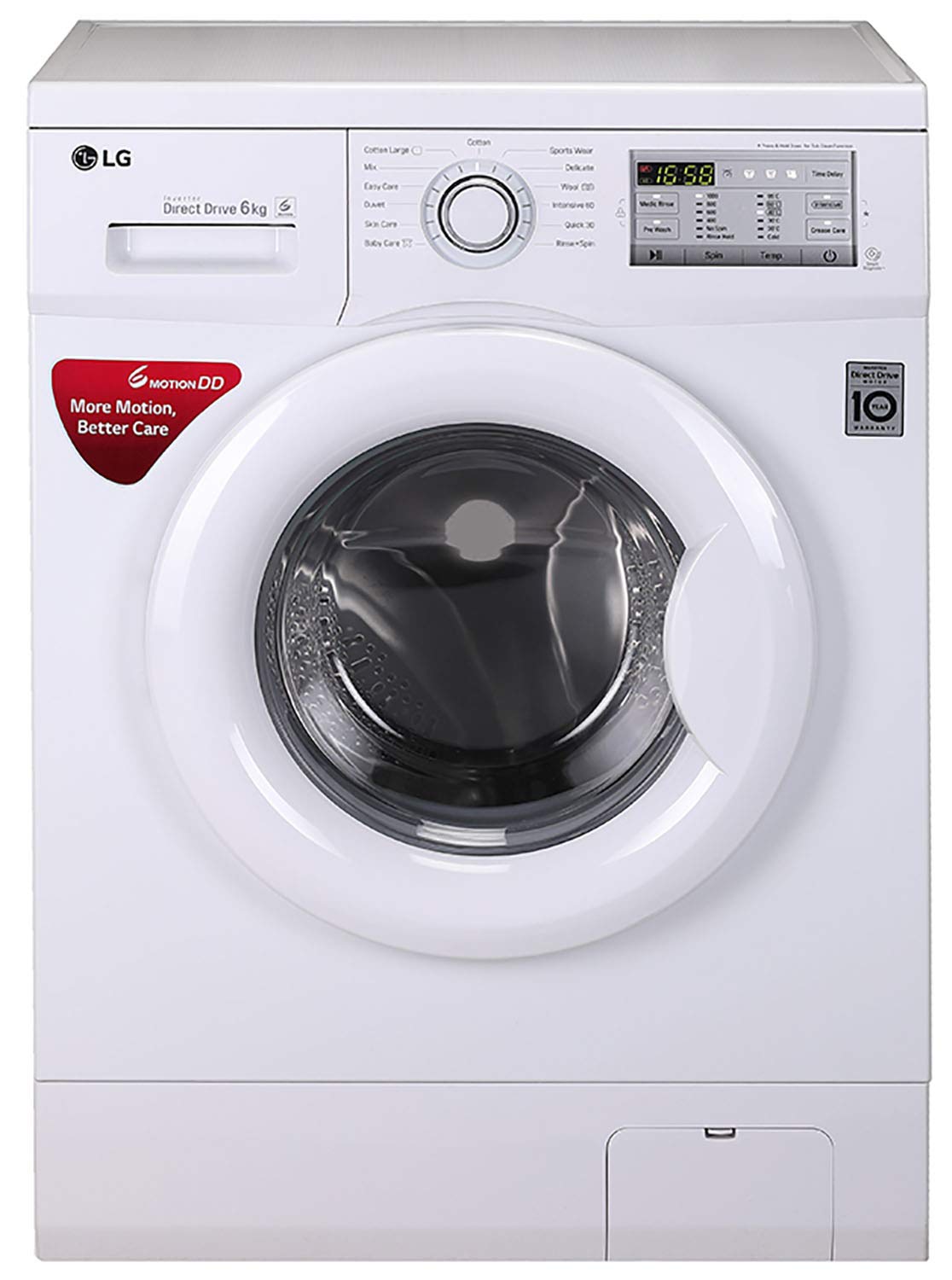 LG 6 kg Fully Automatic Front Load with In-built Heater Image