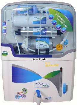 Aqua Fresh NYC ALKALINE ro+uv+uf+tds+ALKALINE 15L 15L RO+UV+UF+TDS <br />Water Purifier Image