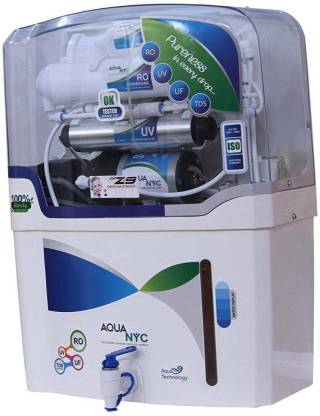 Aqua Fresh NYC white ALKALINE ro+uv+uf+tds+ALKALINE 15L 15L RO+UV+UF <br />+ TDS Water Purifier Image