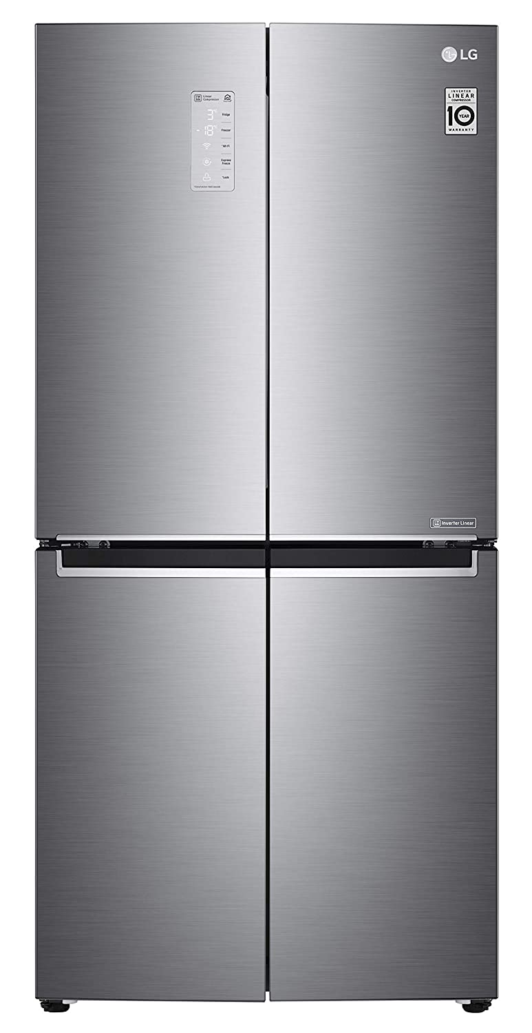 LG 594 Ltr Side By Side Refrigerator GCB22FTLPL Image