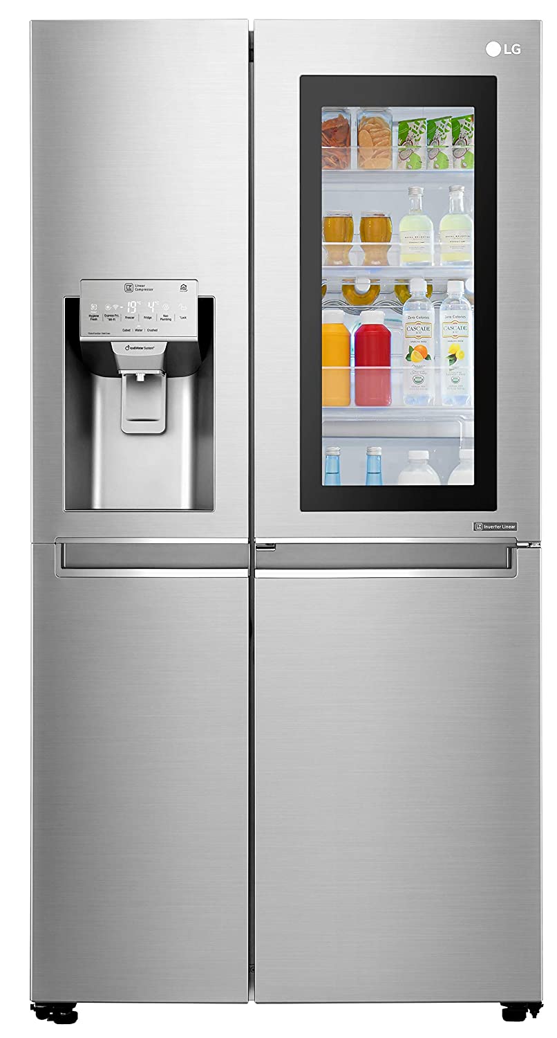 LG 668Ltr Side-by-Side Refrigerator GCX247CSAV Image