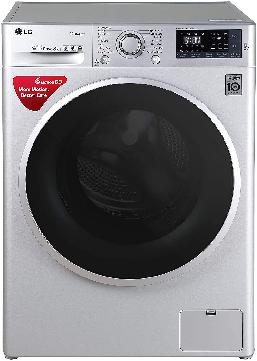 LG 8Kg Fully Automatic Washing Machine Luxury FHT1408SWL Image