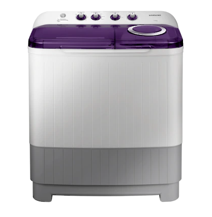 Samsung 7.5Kg Semi Automatic Washing Machine Violet Smog WT75M3200HL Image