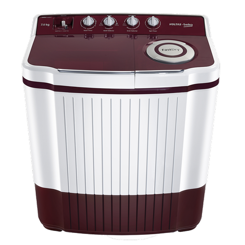 Voltas 7.5Kg Semi Automatic Washing Machine Burgundy Beko WTT75DT Image