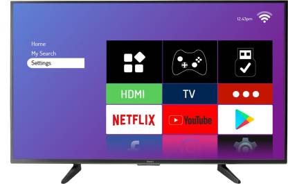 Impex 108cm (43) Full HD LED Smart Android TV (Fiesta 43) Image