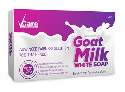 VCare Goat Milk White Soap Image