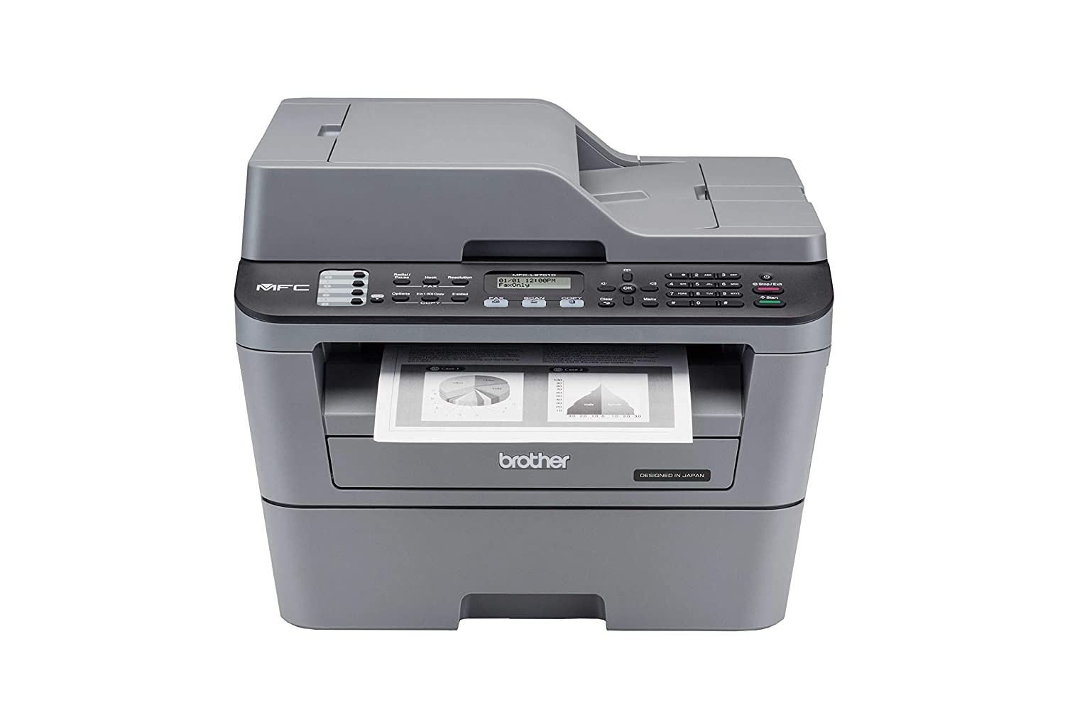 Brother MFC L2701D Multi-Function Monochrome Laser Printer with Auto Duplex Printing Image