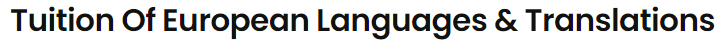 Tuition Of European Languages & Translations - Ernakulam - Kochi Image