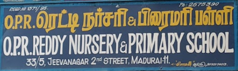 OPR Reddy Nursery and Primary School - Villapuram - Chennai Image