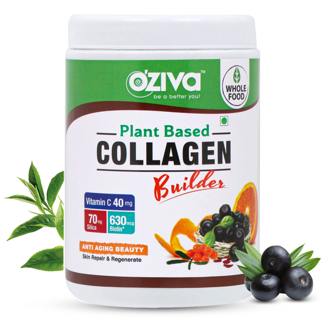 OZiva Plant Based Collagen Builder for Anti-Ageing Beauty Image