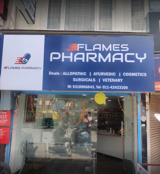 Flames Pharmacy - Maine Market Road - Delhi Image