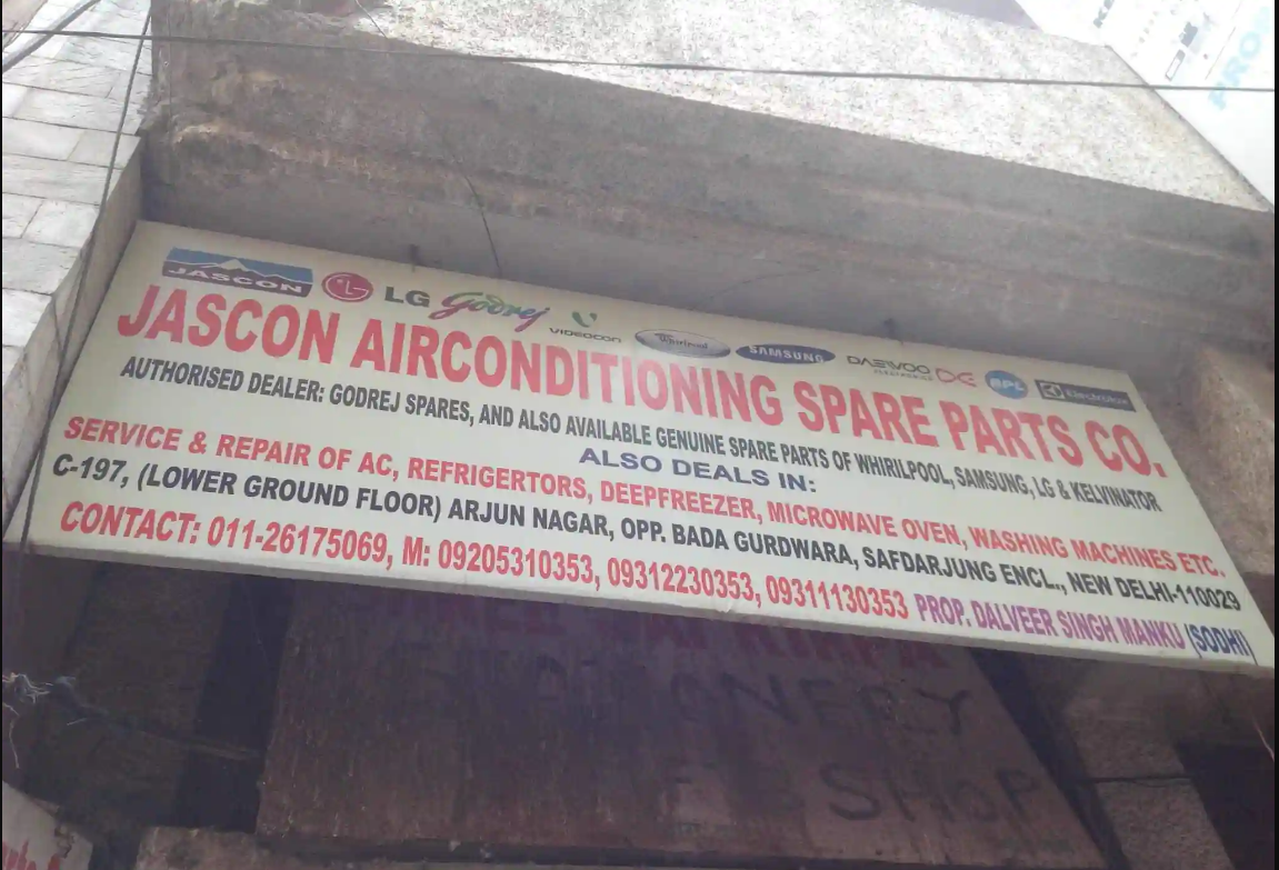 Jascon Airconditioning Spare Parts Co - Safdarjung Enclave - Delhi Image