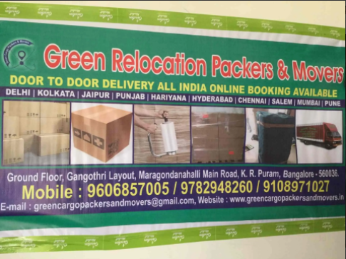 Green Relocations Packers And Movers - Krishnarajapuram - Bengaluru Image