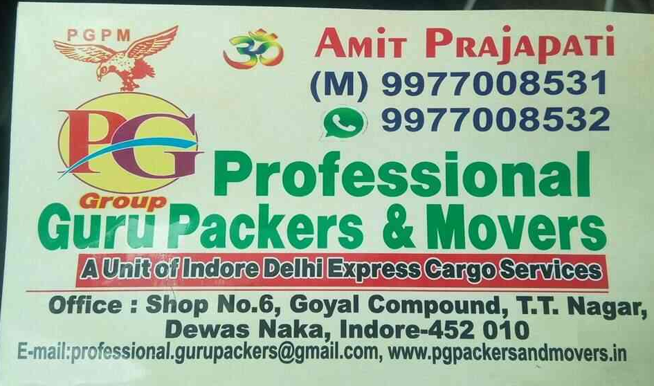 Professional Guru Packers & Movers - Dewas Naka - Indore Image